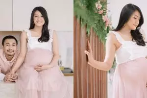 10 Potret maternity Anissa Aziza & Raditya Dika, konsep serba pink