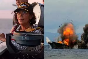 Menteri Susi tenggelamkan 13 kapal Vietnam di perairan Kalbar