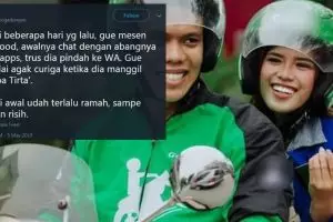 Viral driver ojek online naksir pemesan, dikira cewek ternyata cowok