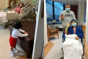 Momen sang cucu bantu Ani Yudhoyono berdiri saat drop, bikin haru