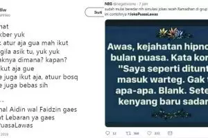 15 Cuitan lucu #JokePuasaLawas ini bikin cengar-cengir