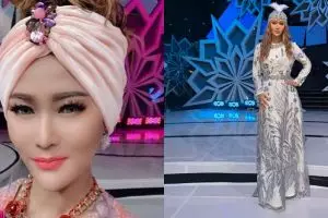 10 Pesona Inul Daratista kenakan turban, modis abis