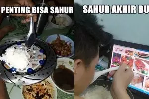 9 Meme lucu sahur ala anak kos ini bikin tertawa prihatin