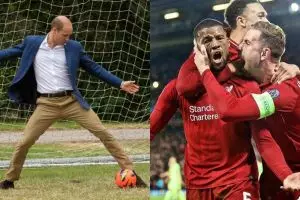 Liverpool singkirkan Barcelona, begini reaksi Pangeran William