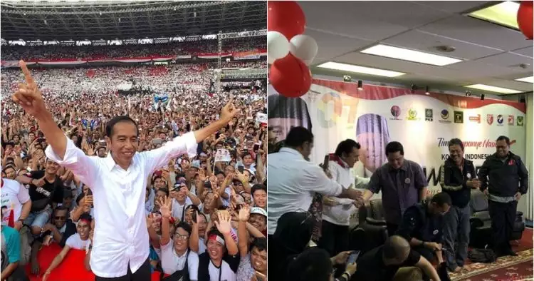 Klaim sudah 80 juta suara, TKN Jokowi-Ma'ruf merayakan kemenangan