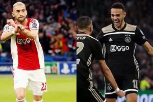 Momen 2 pemain muslim Ajax buka puasa saat bertanding lawan Tottenham