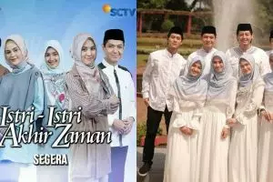 10 Potret kompak pemain sinetron Istri-istri Akhir Zaman