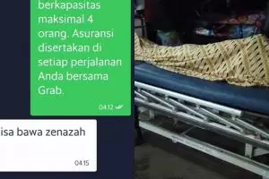 Kisah driver taksi online dapat orderan antar jenazah tengah malam