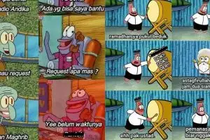 15 Meme lucu kehidupan SpongeBob di bulan Ramadan, bikin ngakak
