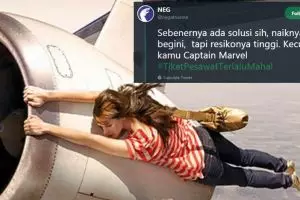 7 Cuitan lucu 'tiket pesawat terlalu mahal', gagal mudik deh