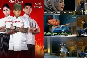 8 Meme lucu obrolan tiga juri MasterChef ini bikin susah nahan tawa
