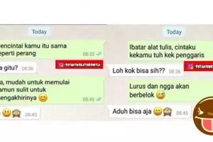 12 Gombalan lucu pakai perumpamaan ini bikin jomblo terdiam