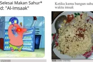 11 Meme lucu 'the power of Imsak' ini bikin nyengir kuda