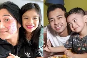 Cara 7 seleb ganteng momong anak ini so sweet