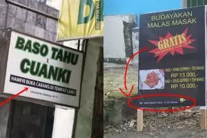 11 Cara marketing warung makan ini bikin tepuk jidat