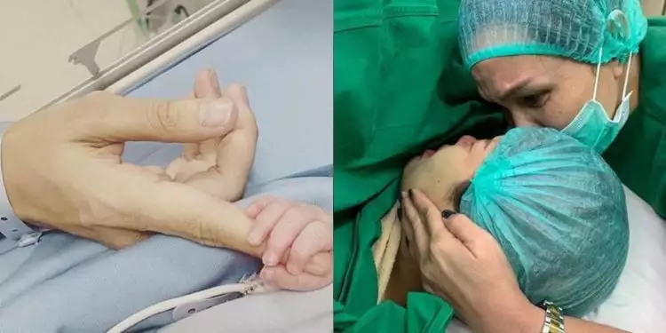 Momen Nikita Mirzani menyusui bayinya, tubuhnya bikin salah fokus