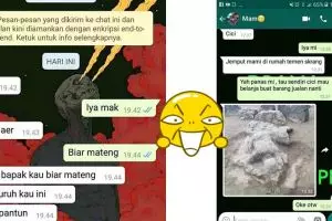 10 Chat lucu disuruh sama emak ini endingnya kocak
