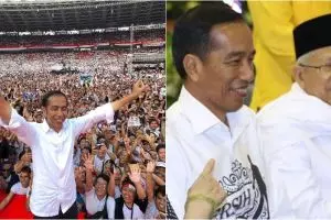 Jokowi: Terima kasih atas pemilu yang damai dan penuh kegembiraan
