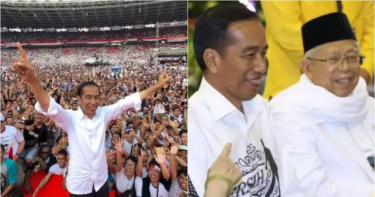 Jokowi: Terima kasih atas pemilu yang damai dan penuh kegembiraan