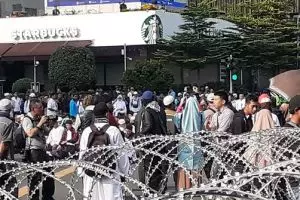 Demo di Bawaslu, ribuan personel gabungan TNI dan Polri bersiaga