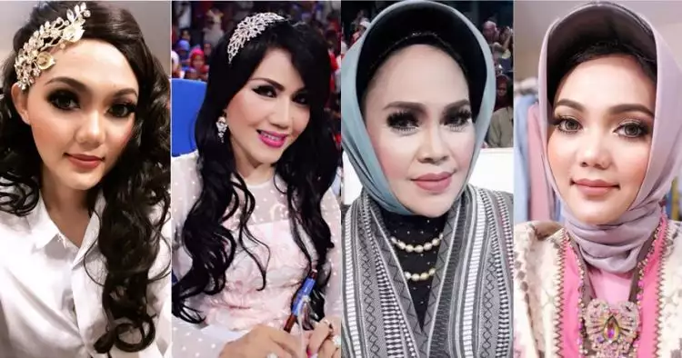 10 Transformasi Rina Nose tirukan pose seleb Indonesia, kocak abis