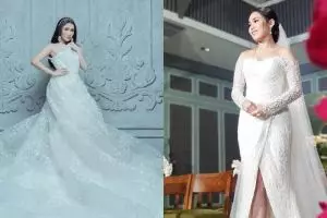 5 Gaya Ayu Ting Ting saat kenakan busana pengantin, makin memesona