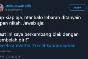 8 Jawaban lucu pertanyaan 'kapan nikah?' ini nampol