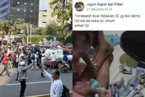 Buka WC umum saat Aksi 22 Mei, pria ini untung Rp 3 juta sehari