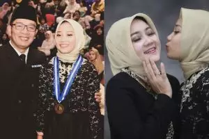 6 Momen wisuda putri Ridwan Kamil, penampilannya curi perhatian