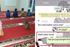 9 Foto lucu pengen ikut buka bersama ini bikin senyum
