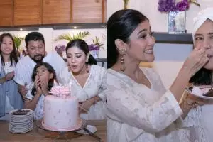 10 Momen ultah Naysilla Mirdad, adik ipar barunya curi perhatian