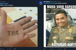 11 Cuitan lucu #THRBelumTerlihat ini bikin auto ngakak