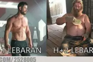 10 Meme lucu Avengers waktu Lebaran ini bikin ngakak