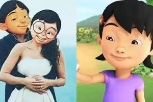 Kisah cinta segitiga Mail, Mei Mei, dan Susanti di Upin Ipin