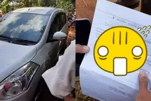 Kembalikan mobil curiannya, maling ini tulis surat tak terduga