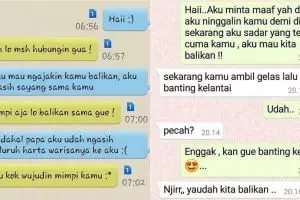 11 Chat lucu cara ngajak balikan mantan ini mengundang senyum