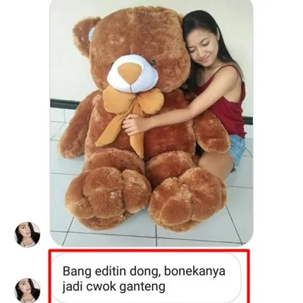 10 Foto korban minta dieditin bareng artis ini bikin ngakak