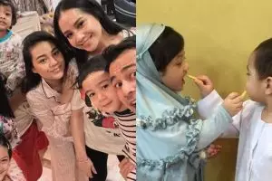 6 Potret kebersamaan keluarga Raffi Ahmad & Anang Hermansyah