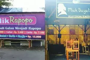 11 Spanduk iklan angkringan ini antimainstream, kocak abis