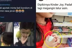 10 Foto lucu bukti polosnya bocah, mau marah tapi nggak bisa