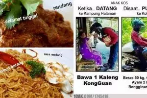 7 Meme pulang kampung anak kos ini bikin tepuk jidat