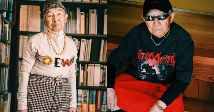 10 Gaya kakek 84 tahun ini swag abis, gaul tidak pandang usia