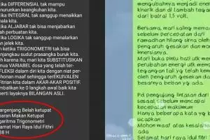 10 Chat lucu ucapan 'selamat Lebaran' di grup kelas ini kocak