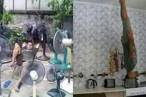 10 Foto lucu kelakuan bapak-bapak lagi gabut ini bikin geregetan