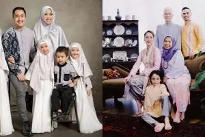Inspirasi seragam 10 keluarga seleb, bisa kamu tiru saat Lebaran