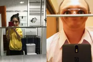 Bentuk absurd 10 cermin ini bikin gagal kece saat ngaca