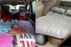 7 Inspirasi bikin 'kamar' di mobil saat mudik, nyaman bawa anak kecil
