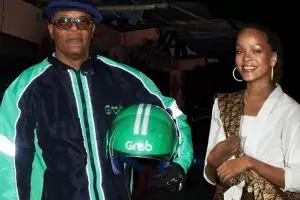 6 Editan foto lucu seleb Hollywood jadi tukang ojek online 