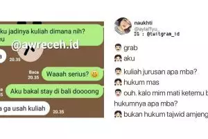 10 Chat lucu tanya jurusan kuliah ini bikin kepikiran sampai wisuda