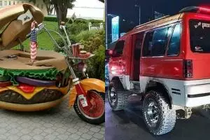 11 Bentuk kendaraan hasil modifikasi ini bikin heran